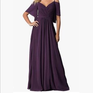 Eggplant Purple NWT Bridesmaids Prom Dress